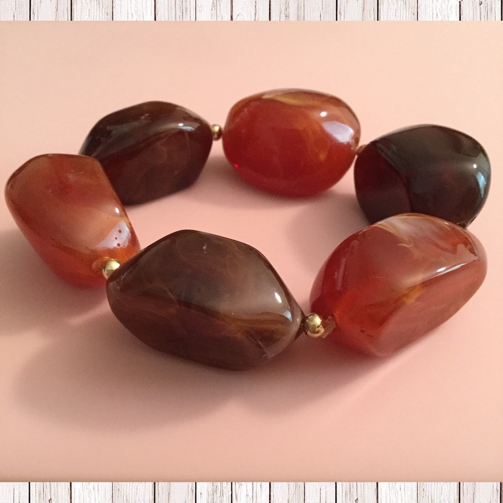 5/$15 Chunky Earth-Tone Bracelet